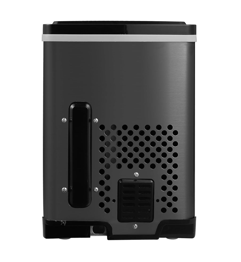 Frigidaire Countertop Portable, 26 lb per Day Bullet Ice Maker Machine (Black Stainless Steel)