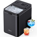 Silonn Countertop Ice Maker, Ice Makers Countertop with 2.5L Expandable Ice Basket & 1.8L Water Tank, 26Lbs/24H, 9 Bullet Ice in 6 Mins, Self-Cleaning, 2 Ice Sizes for Home Kitchen