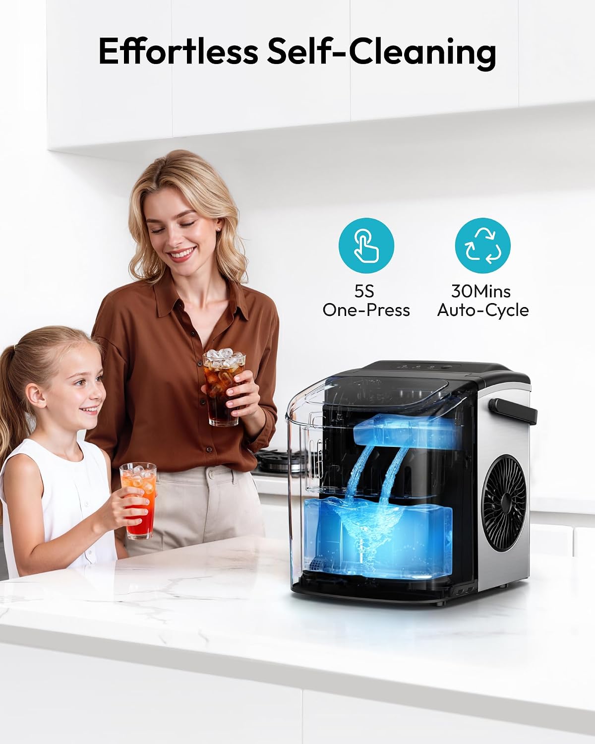 EUHOMY Ice Maker Machine