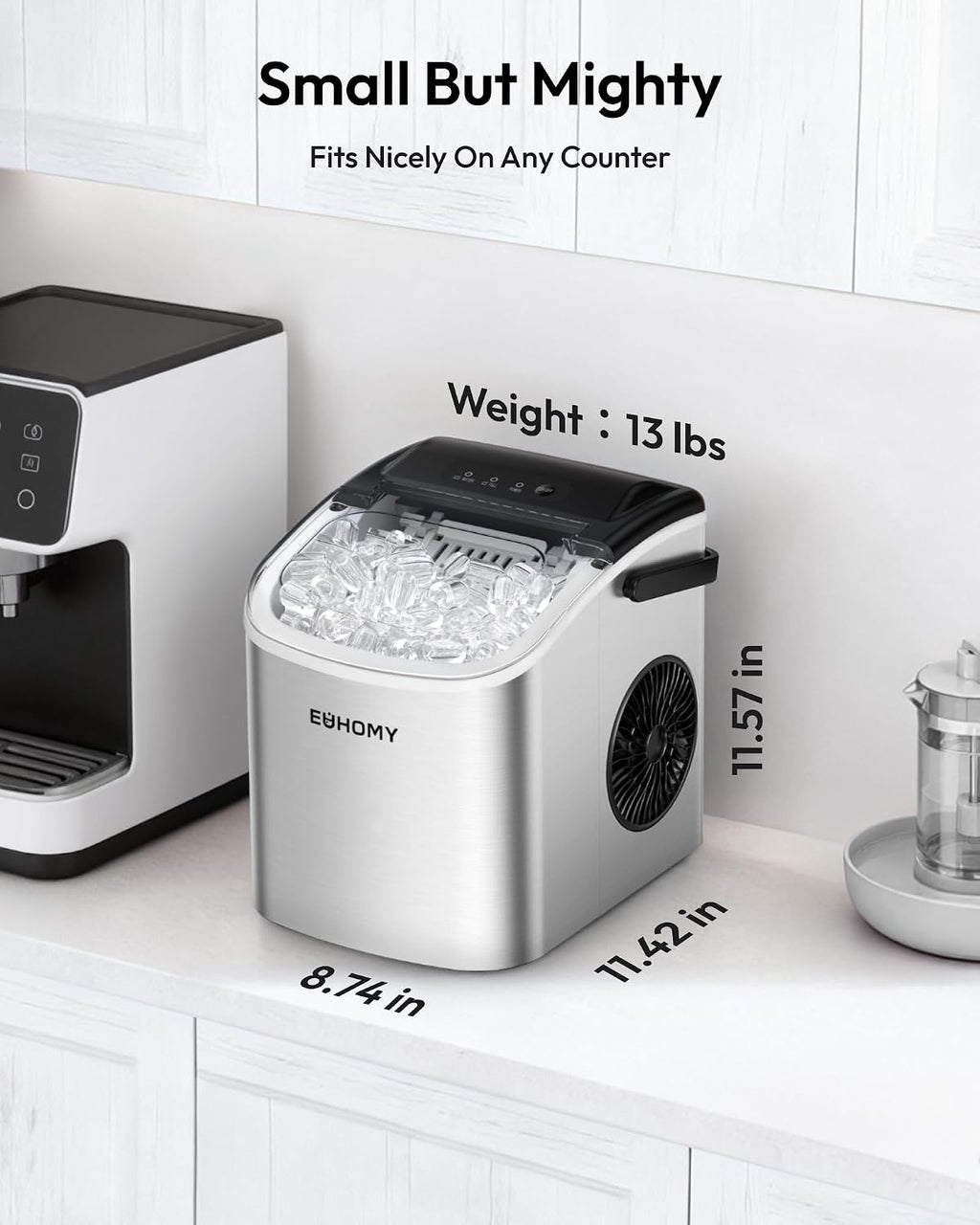 EUHOMY Ice Maker Machine