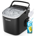 EUHOMY Clear Ice Cube Maker Countertop with 1.5L Top Tank, 34Lbs/Day