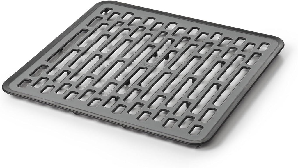 OXO Good Grips Small Kitchen Sink Mat with Drain Holes, Silicone Sink Mat